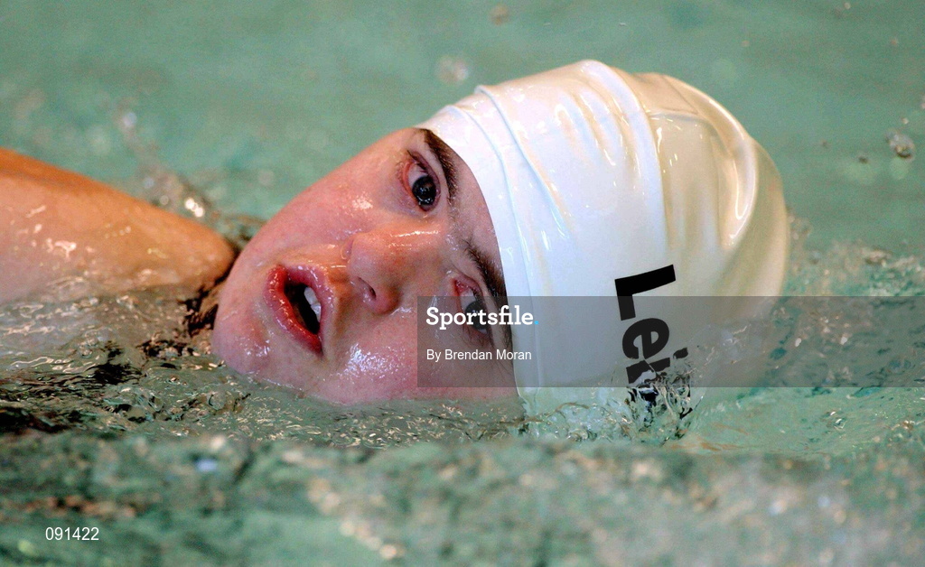20 June 2002; Leinster's Brid Lynch on her way to winning the 400m freestyle event during the 2002 Special Olympics Ireland National at the ESB Sportsco Pool in Ringsend, Dublin. Photo by Brendan Moran/Sportsfile