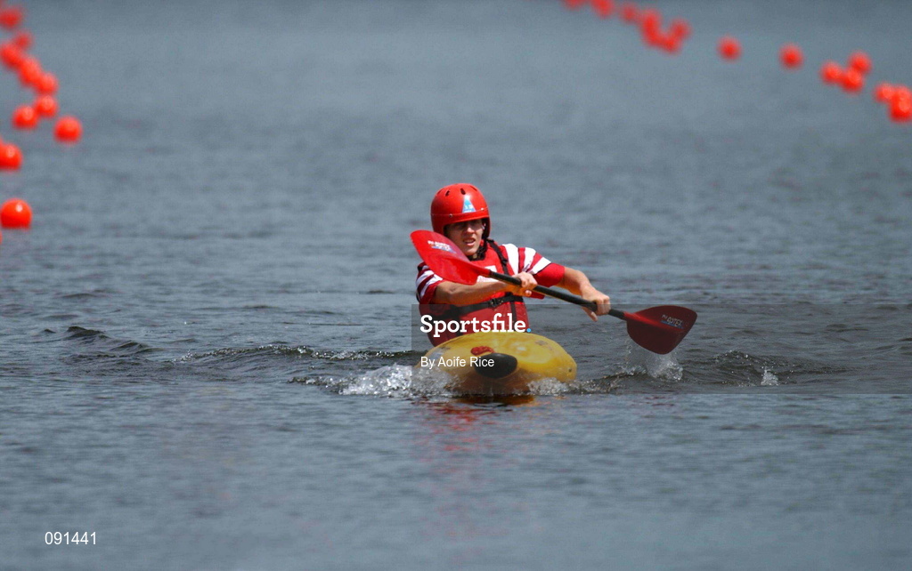 20 June 2002; Mirostaw Wilbik of Poland during the 2002 Special Olympics Ireland National Games Kayaking at Salmon Leap Canoe Club in Leixlip, Kildare. Photo by Aoife Rice/Sportsfile