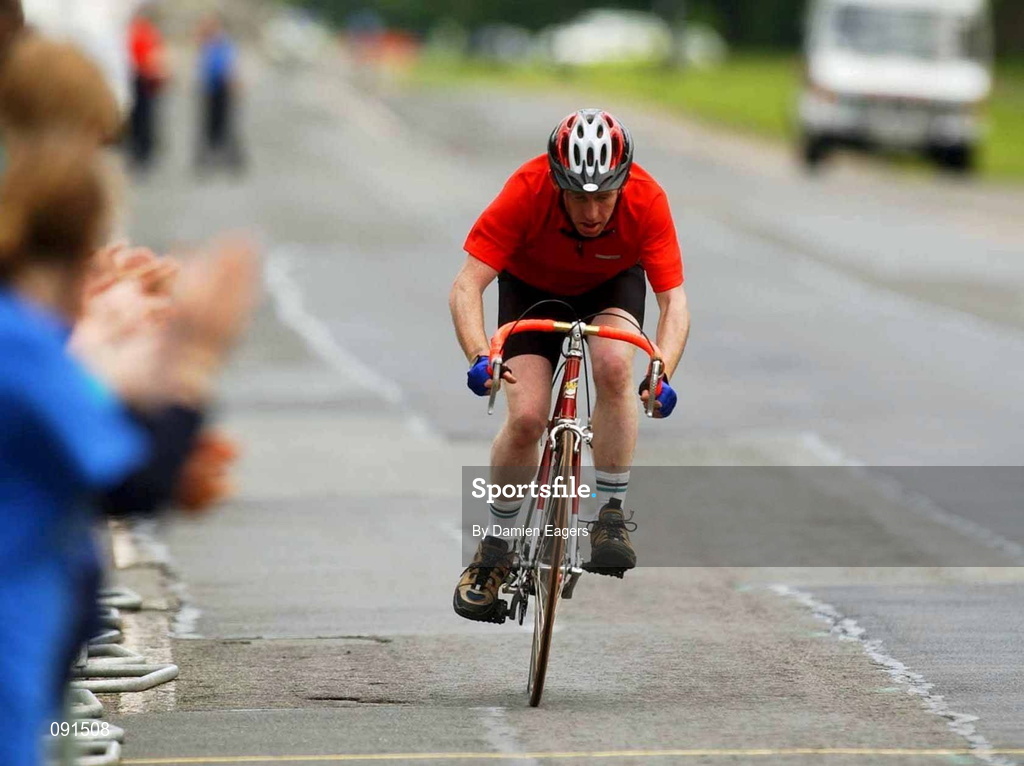 21 June 2002; Alan Walsh, Special Olympics Great Britain, in action during the 5K Road Race during the 2002 Special Olympics Ireland National Games at in Phoenix Park in Dublin. Photo by Damien Eagers/Sportsfile