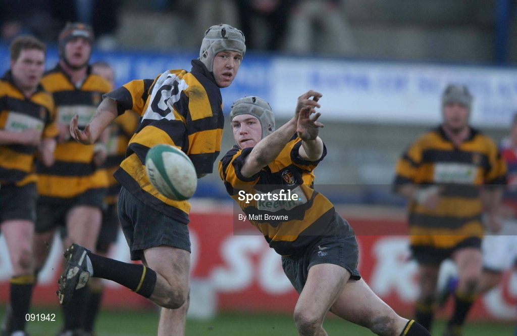 29 December 2001; Richard Jones of County Carlow during the Leinster Senior Cup Final match between Clontarf and County Carlow at Donnybrook in Dublin. Photo by Matt Browne/Sportsfile