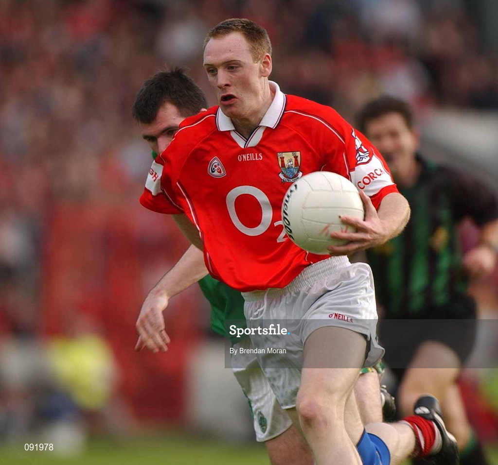 23 June 2002; Philip Clifford of Cork during the Bank of Ireland Munster Senior Football Championship Semi-Final Replay match between Cork and Kerry at Páirc U’ Chaoimh in Cork. Photo by Brendan Moran/Sportsfile