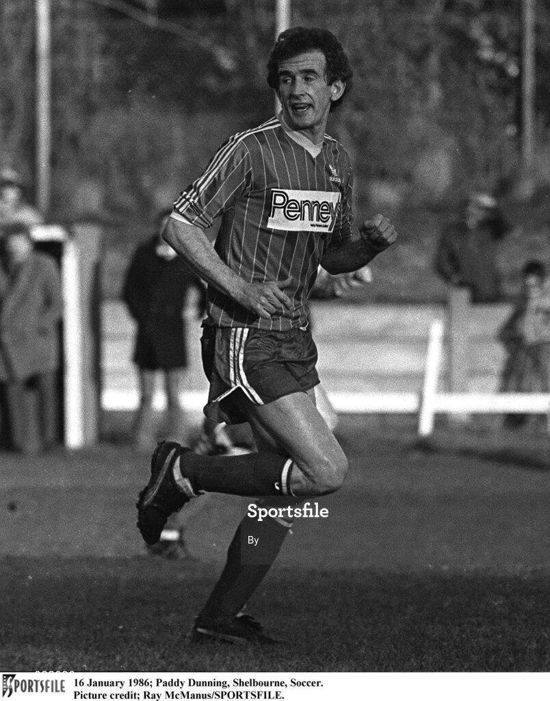 16 January 1986; Paddy Dunning, Shelbourne, Soccer.   Picture credit; Ray McManus/SPORTSFILE.