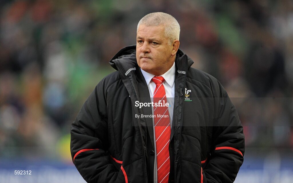 5 February 2012; Wales head coach Warren Gatland. RBS Six Nations Rugby Championship, Ireland v Wales, Aviva Stadium, Lansdowne Road, Dublin. Picture credit: Brendan Moran / SPORTSFILE