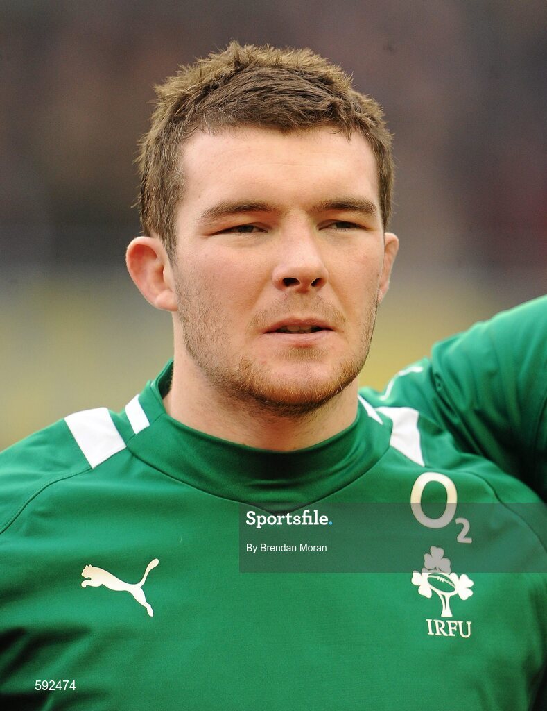5 February 2012; Peter O'Mahony, Ireland. RBS Six Nations Rugby Championship, Ireland v Wales, Aviva Stadium, Lansdowne Road, Dublin. Picture credit: Brendan Moran / SPORTSFILE