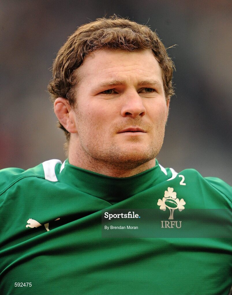 5 February 2012; Donnacha Ryan, Ireland. RBS Six Nations Rugby Championship, Ireland v Wales, Aviva Stadium, Lansdowne Road, Dublin. Picture credit: Brendan Moran / SPORTSFILE