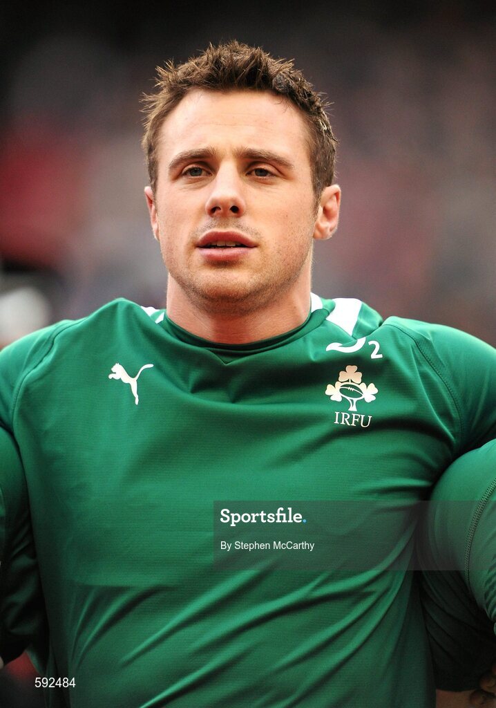 5 February 2012; Tommy Bowe, Ireland. RBS Six Nations Rugby Championship, Ireland v Wales, Aviva Stadium, Lansdowne Road, Dublin. Picture credit: Stephen McCarthy / SPORTSFILE
