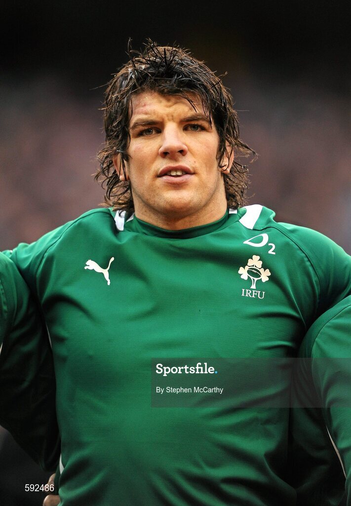 5 February 2012; Donncha O'Callaghan, Ireland. RBS Six Nations Rugby Championship, Ireland v Wales, Aviva Stadium, Lansdowne Road, Dublin. Picture credit: Stephen McCarthy / SPORTSFILE