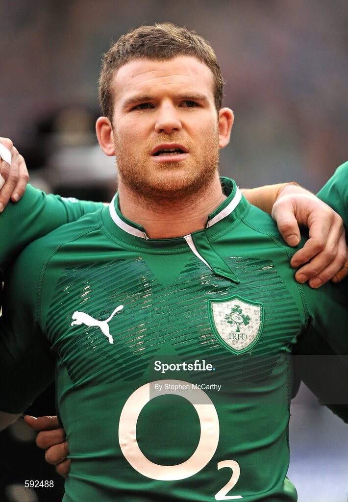 5 February 2012; Gordon D'Arcy, Ireland. RBS Six Nations Rugby Championship, Ireland v Wales, Aviva Stadium, Lansdowne Road, Dublin. Picture credit: Stephen McCarthy / SPORTSFILE