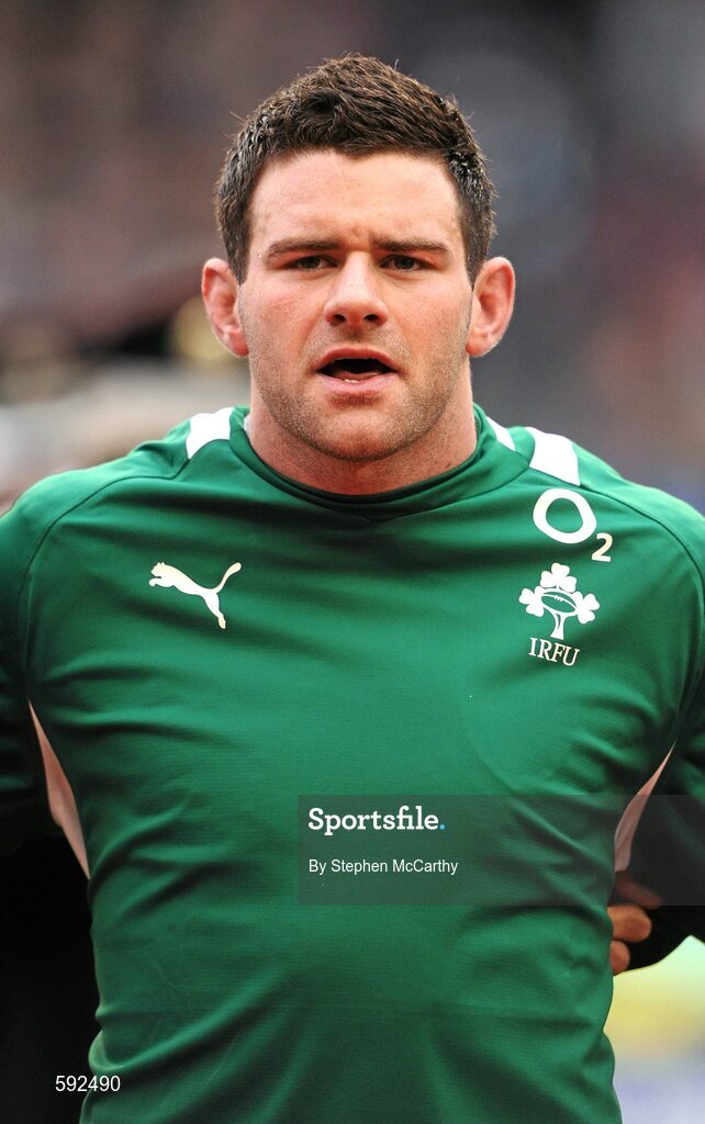5 February 2012; Fergus McFadden, Ireland. RBS Six Nations Rugby Championship, Ireland v Wales, Aviva Stadium, Lansdowne Road, Dublin. Picture credit: Stephen McCarthy / SPORTSFILE