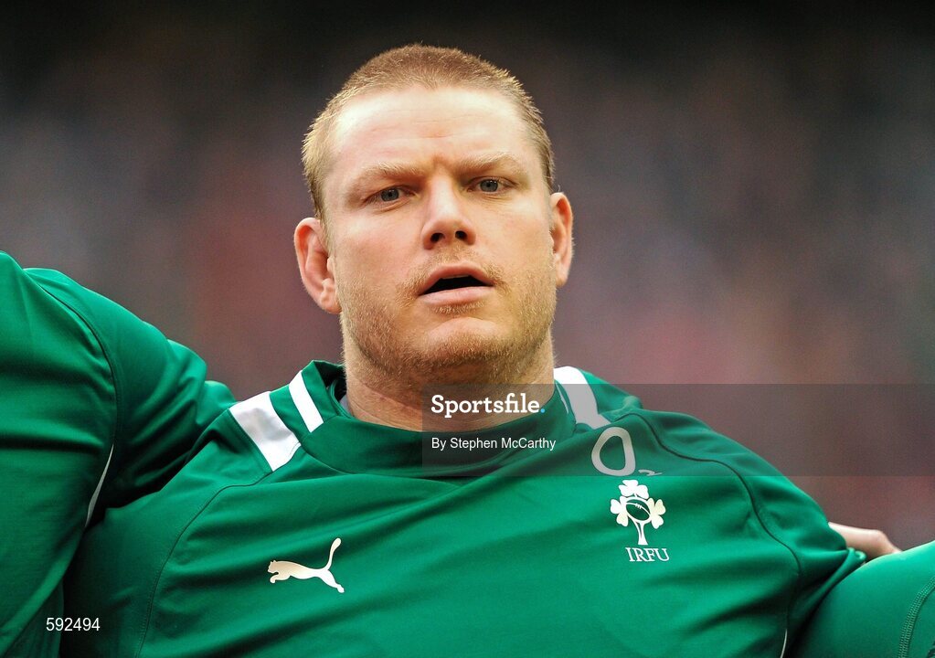 5 February 2012; Tom Court, Ireland. RBS Six Nations Rugby Championship, Ireland v Wales, Aviva Stadium, Lansdowne Road, Dublin. Picture credit: Stephen McCarthy / SPORTSFILE