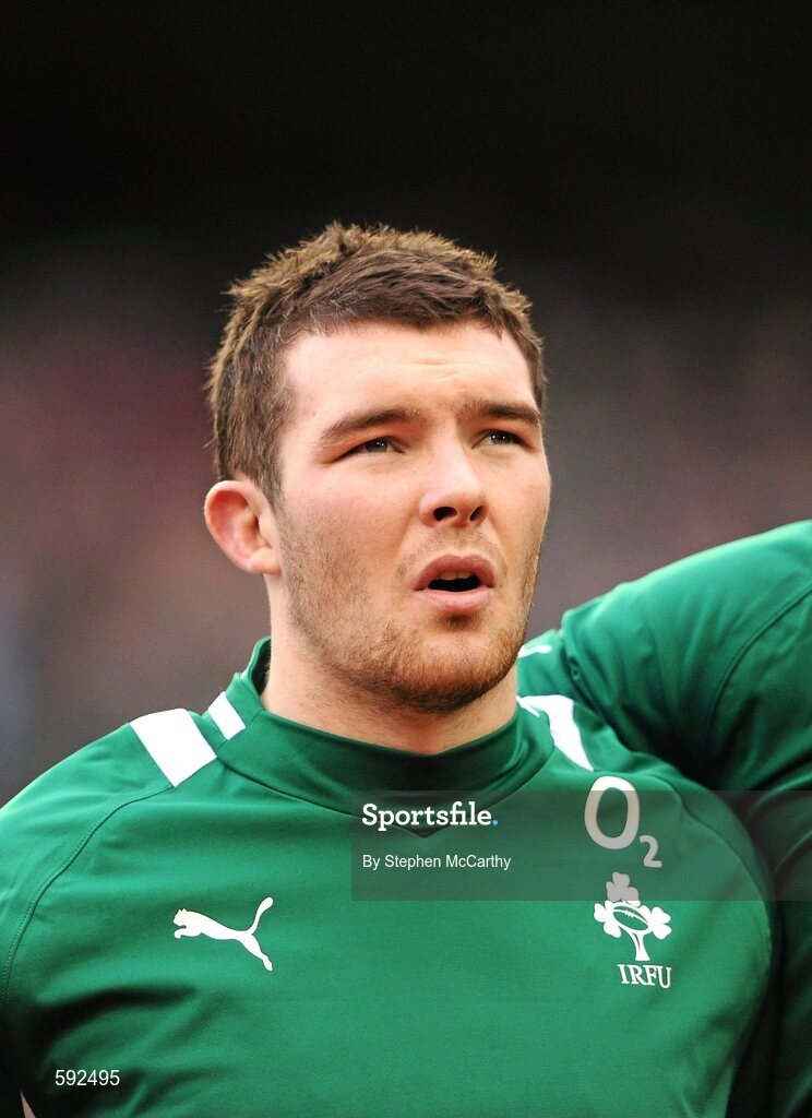5 February 2012; Peter O'Mahony, Ireland. RBS Six Nations Rugby Championship, Ireland v Wales, Aviva Stadium, Lansdowne Road, Dublin. Picture credit: Stephen McCarthy / SPORTSFILE