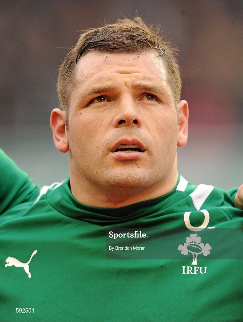 5 February 2012; Mike Ross, Ireland. RBS Six Nations Rugby Championship, Ireland v Wales, Aviva Stadium, Lansdowne Road, Dublin. Picture credit: Brendan Moran / SPORTSFILE
