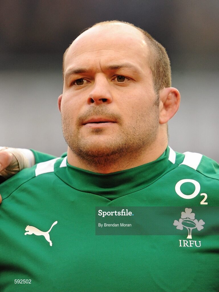 5 February 2012; Rory Best, Ireland. RBS Six Nations Rugby Championship, Ireland v Wales, Aviva Stadium, Lansdowne Road, Dublin. Picture credit: Brendan Moran / SPORTSFILE