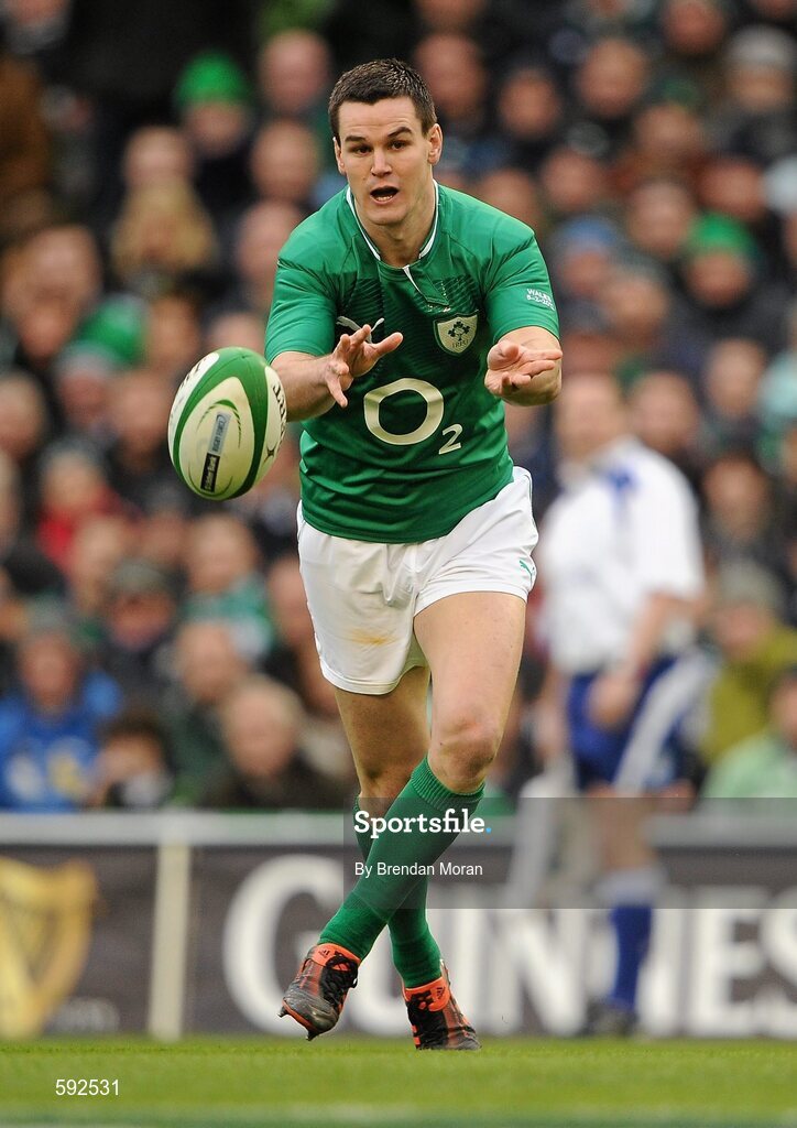 5 February 2012; Jonathan Sexton, Ireland. RBS Six Nations Rugby Championship, Ireland v Wales, Aviva Stadium, Lansdowne Road, Dublin. Picture credit: Brendan Moran / SPORTSFILE