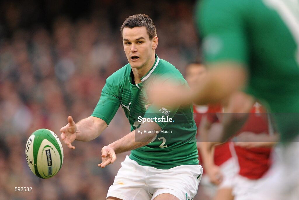 5 February 2012; Jonathan Sexton, Ireland. RBS Six Nations Rugby Championship, Ireland v Wales, Aviva Stadium, Lansdowne Road, Dublin. Picture credit: Brendan Moran / SPORTSFILE