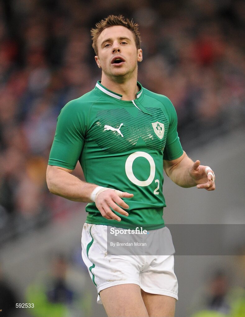 5 February 2012; Tommy Bowe, Ireland. RBS Six Nations Rugby Championship, Ireland v Wales, Aviva Stadium, Lansdowne Road, Dublin. Picture credit: Brendan Moran / SPORTSFILE