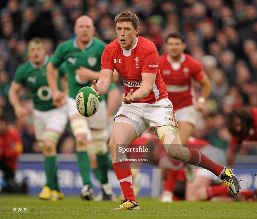 5 February 2012; Rhys Priestland, Wales. RBS Six Nations Rugby Championship, Ireland v Wales, Aviva Stadium, Lansdowne Road, Dublin. Picture credit: Brendan Moran / SPORTSFILE