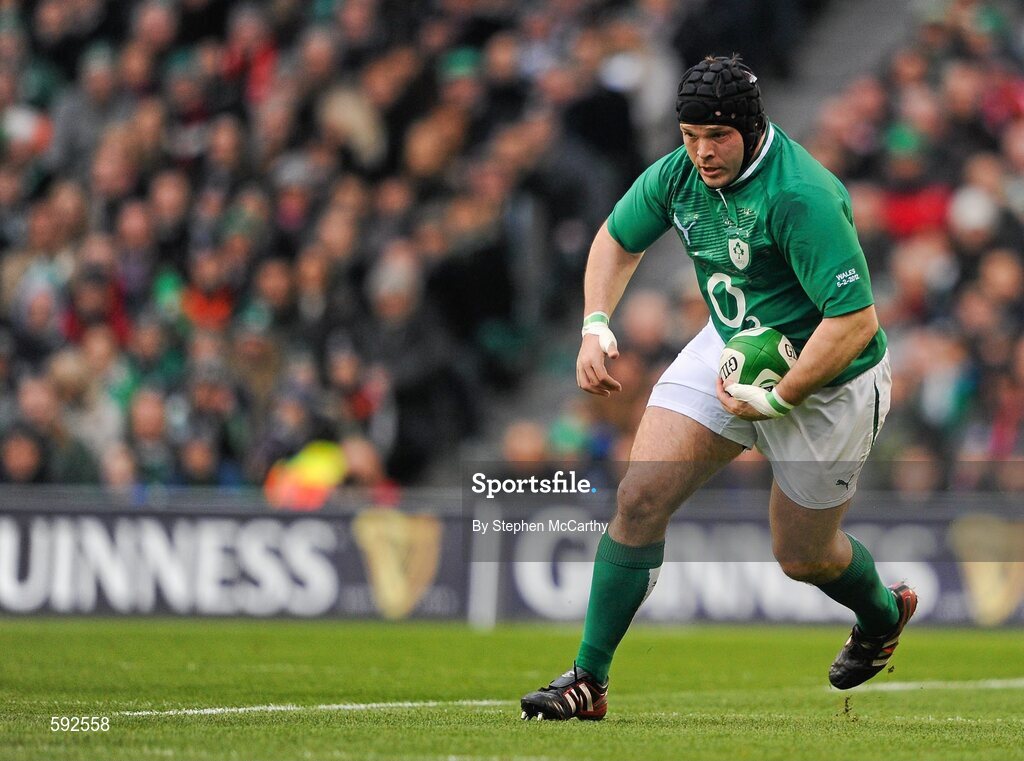 5 February 2012; Mike Ross, Ireland. RBS Six Nations Rugby Championship, Ireland v Wales, Aviva Stadium, Lansdowne Road, Dublin. Picture credit: Stephen McCarthy / SPORTSFILE