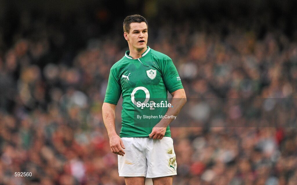 5 February 2012; Jonathan Sexton, Ireland. RBS Six Nations Rugby Championship, Ireland v Wales, Aviva Stadium, Lansdowne Road, Dublin. Picture credit: Stephen McCarthy / SPORTSFILE