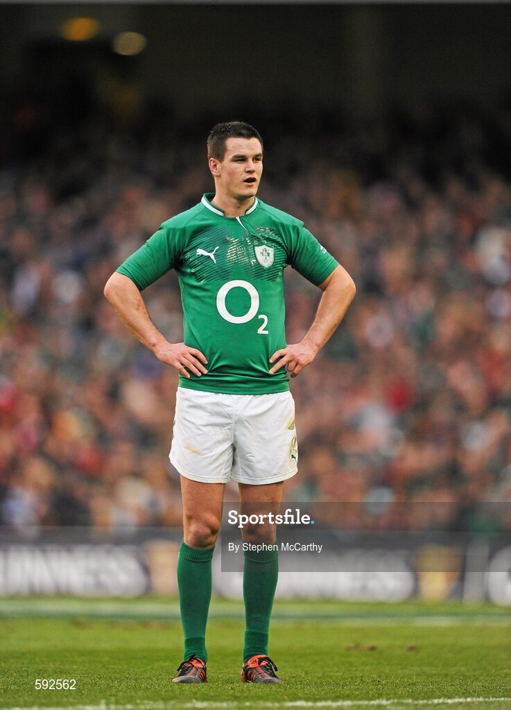 5 February 2012; Jonathan Sexton, Ireland. RBS Six Nations Rugby Championship, Ireland v Wales, Aviva Stadium, Lansdowne Road, Dublin. Picture credit: Stephen McCarthy / SPORTSFILE