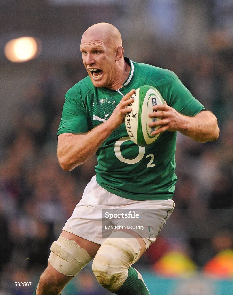 5 February 2012; Paul O'Connell, Ireland. RBS Six Nations Rugby Championship, Ireland v Wales, Aviva Stadium, Lansdowne Road, Dublin. Picture credit: Stephen McCarthy / SPORTSFILE