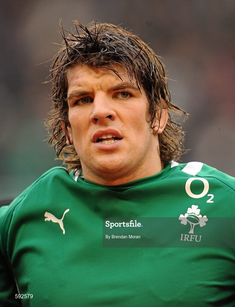 5 February 2012; Donncha O'Callaghan, Ireland. RBS Six Nations Rugby Championship, Ireland v Wales, Aviva Stadium, Lansdowne Road, Dublin. Picture credit: Brendan Moran / SPORTSFILE