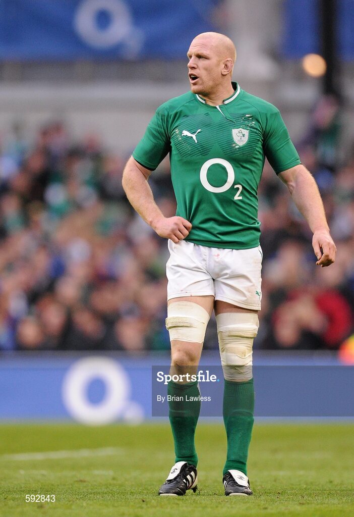 5 February 2012; Paul O'Connell, Ireland. RBS Six Nations Rugby Championship, Ireland v Wales, Aviva Stadium, Lansdowne Road, Dublin. Picture credit: Brian Lawless / SPORTSFILE
