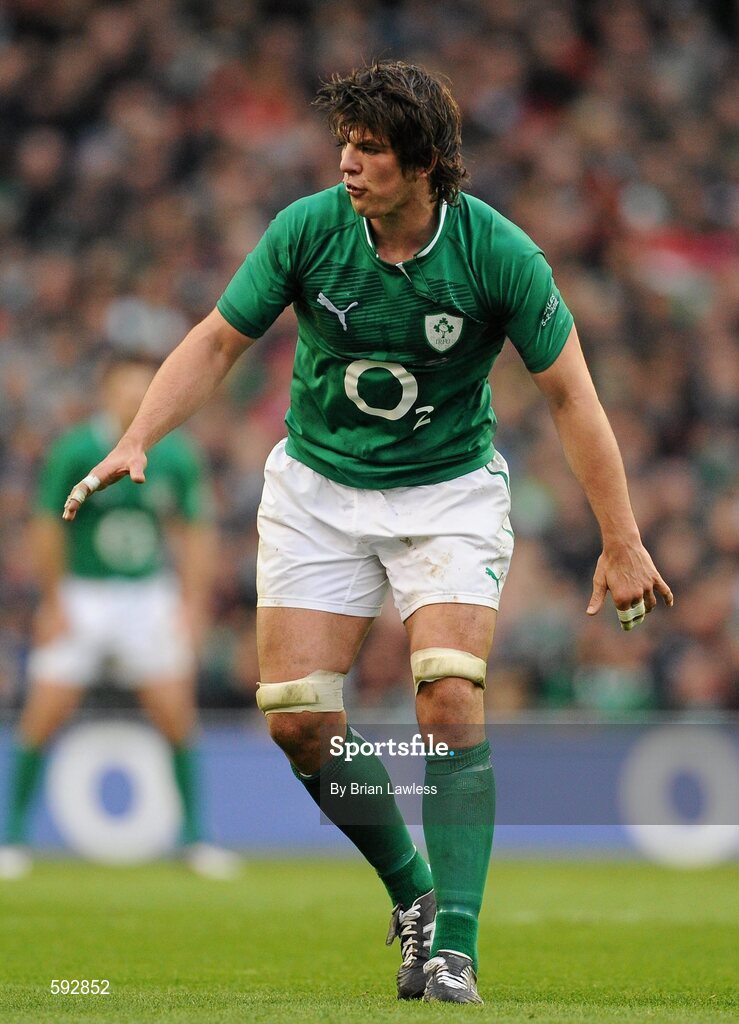 5 February 2012; Donncha O'Callaghan, Ireland. RBS Six Nations Rugby Championship, Ireland v Wales, Aviva Stadium, Lansdowne Road, Dublin. Picture credit: Brian Lawless / SPORTSFILE