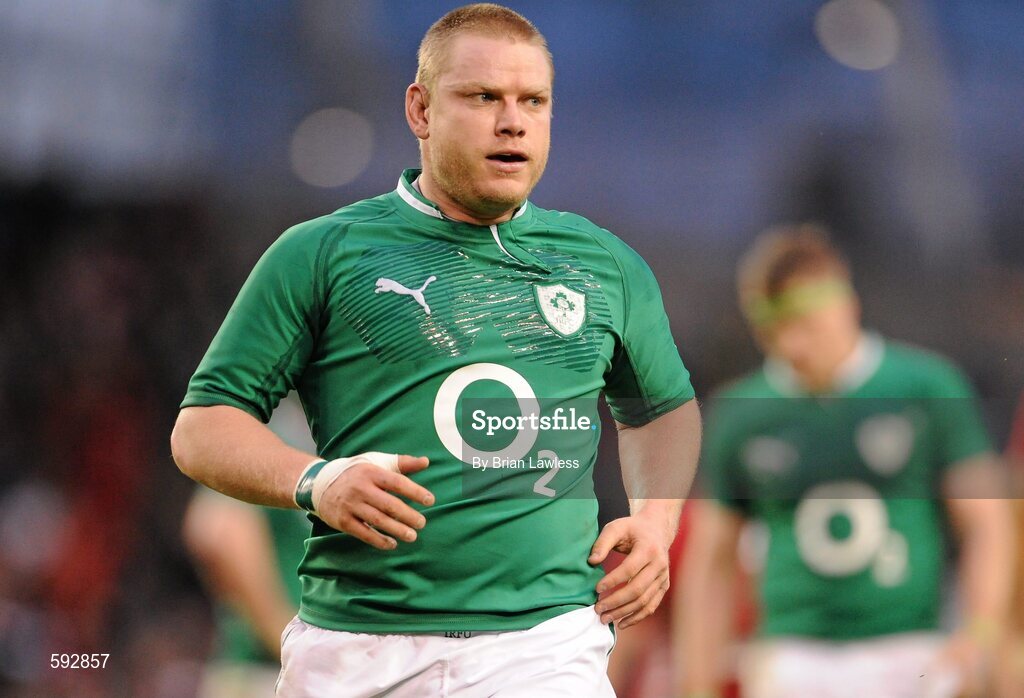 5 February 2012; Tom Court, Ireland. RBS Six Nations Rugby Championship, Ireland v Wales, Aviva Stadium, Lansdowne Road, Dublin. Picture credit: Brian Lawless / SPORTSFILE