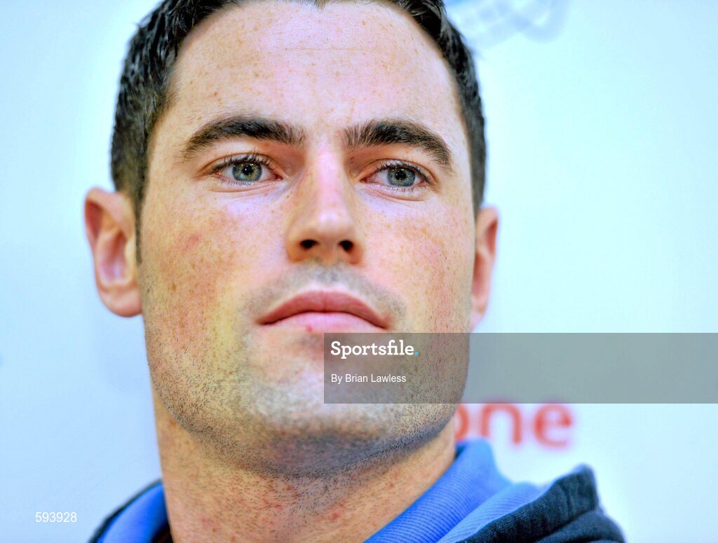 10 February 2012; Ross McConnell during a press conference ahead of their Allianz Football League, Division 1, Round 2, match against Mayo on Saturday. Dublin Football Squad Press Conference, St Clare's, DCU, Ballymun, Dublin. Picture credit: Brian Lawless / SPORTSFILE