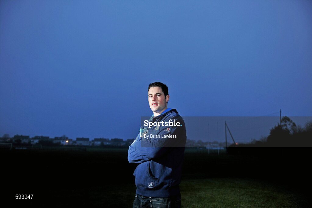 10 February 2012; Ross McConnell during a press conference ahead of their Allianz Football League, Division 1, Round 2, match against Mayo on Saturday. Dublin Football Squad Press Conference, St Clare's, DCU, Ballymun, Dublin. Picture credit: Brian Lawless / SPORTSFILE