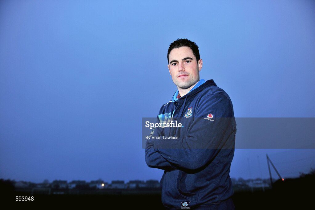 10 February 2012; Ross McConnell during a press conference ahead of their Allianz Football League, Division 1, Round 2, match against Mayo on Saturday. Dublin Football Squad Press Conference, St Clare's, DCU, Ballymun, Dublin. Picture credit: Brian Lawless / SPORTSFILE