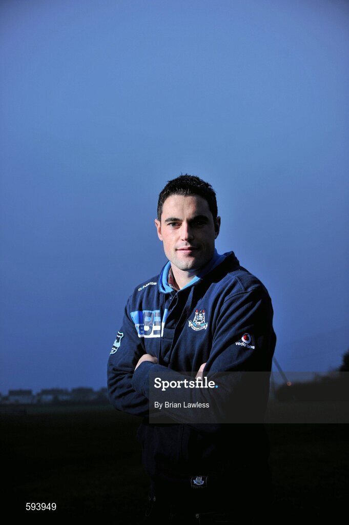 10 February 2012; Ross McConnell during a press conference ahead of their Allianz Football League, Division 1, Round 2, match against Mayo on Saturday. Dublin Football Squad Press Conference, St Clare's, DCU, Ballymun, Dublin. Picture credit: Brian Lawless / SPORTSFILE