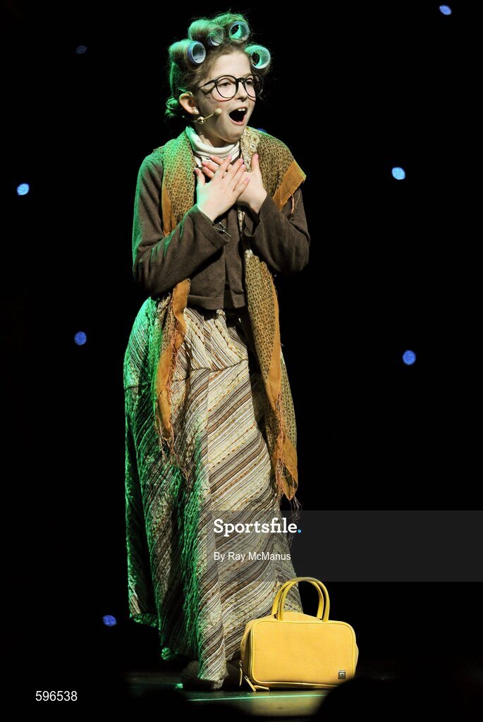 18 February 2012; Roisín Ní Bhrádaig, St Patrick's GAA Club, Palmerstown, Dublin, performing in the 'Recitation / Storytelling' competition in the All-Ireland Scór na nÓg Final 2012. Roisín ultimately won the National title. Royal Theatre & Events Centre, Castlebar, Co. Mayo. Picture credit: Ray McManus / SPORTSFILE