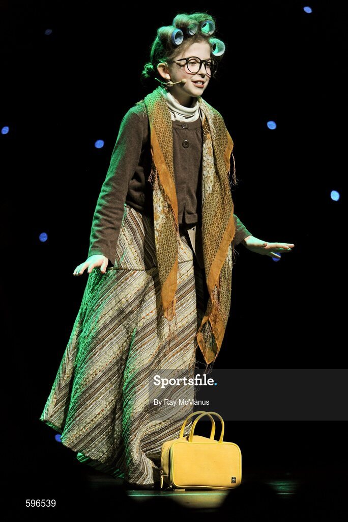 18 February 2012; Roisín Ní Bhrádaig, St Patrick's GAA Club, Palmerstown, Dublin, performing in the 'Recitation / Storytelling' competition in the All-Ireland Scór na nÓg Final 2012. Roisín ultimately won the National title. Royal Theatre & Events Centre, Castlebar, Co. Mayo. Picture credit: Ray McManus / SPORTSFILE