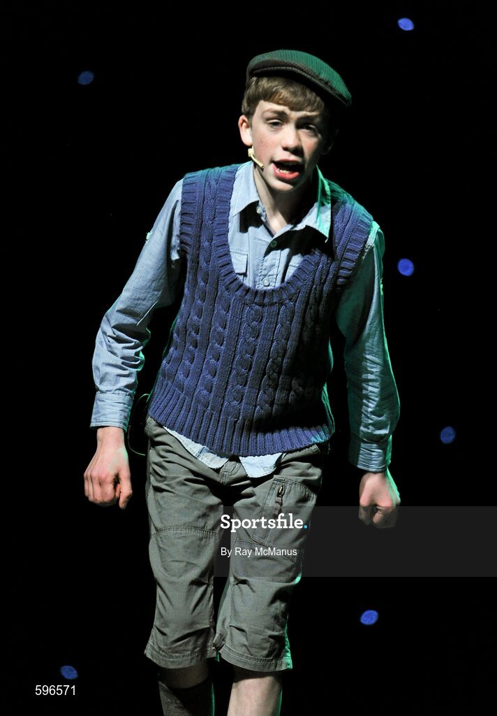 18 February 2012; Pauric Halpin, St Barry's GAA Club, Co. Roscommon, performing in the 'Recitation / Storytelling' competition in the All-Ireland Scór na nÓg Final 2012. Royal Theatre & Events Centre, Castlebar, Co. Mayo. Picture credit: Ray McManus / SPORTSFILE