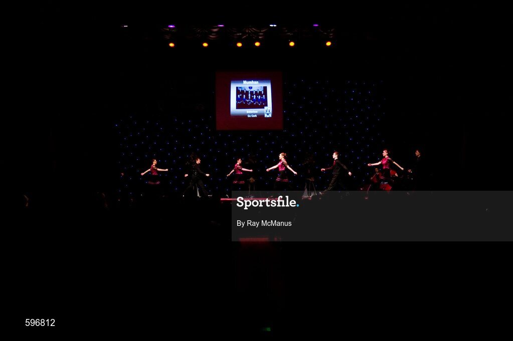 18 February 2012; Boherbue GAA Club, Co. Cork, who won the contest, performing in the 'Set Dancing' competition in the All-Ireland Scór na nÓg Final 2012. Royal Theatre & Events Centre, Castlebar, Co. Mayo. Picture credit: Ray McManus / SPORTSFILE