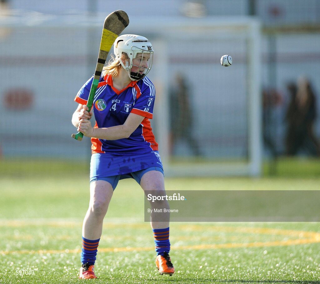 19 February 2012; Naomi Carrell, Mary Immaculate Limerick. 2012 Fr. Meachair Cup Final, Mary Immaculate Limerick v St. Patrick's College Drumcondra, Waterford IT, Waterford. Picture credit: Matt Browne / SPORTSFILE