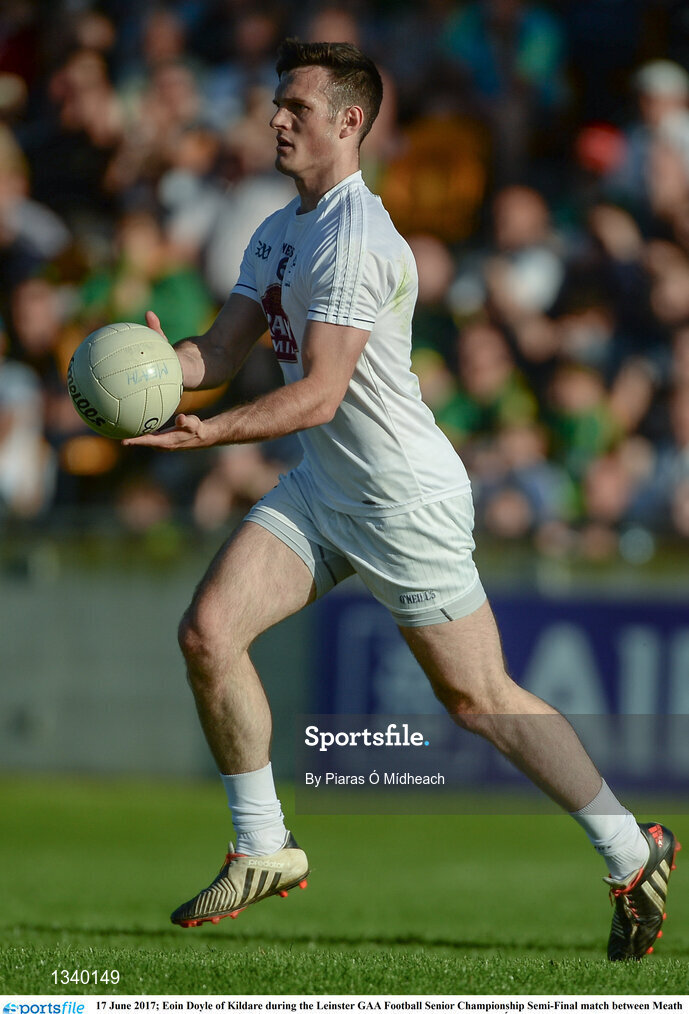 17 June 2017; Eoin Doyle of Kildare during the Leinster GAA Football Senior Championship Semi-Final match between Meath and Kildare at Bord na Móna O'Connor Park in Tullamore, Co Offaly. Photo by Piaras Ó Mídheach/Sportsfile
