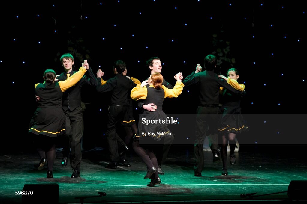 18 February 2012; Crosserlough GAA Club, Co. Cavan, performing in the 'Set Dancing' competition in the All-Ireland Scór na nÓg Final 2012. Royal Theatre & Events Centre, Castlebar, Co. Mayo. Picture credit: Ray McManus / SPORTSFILE