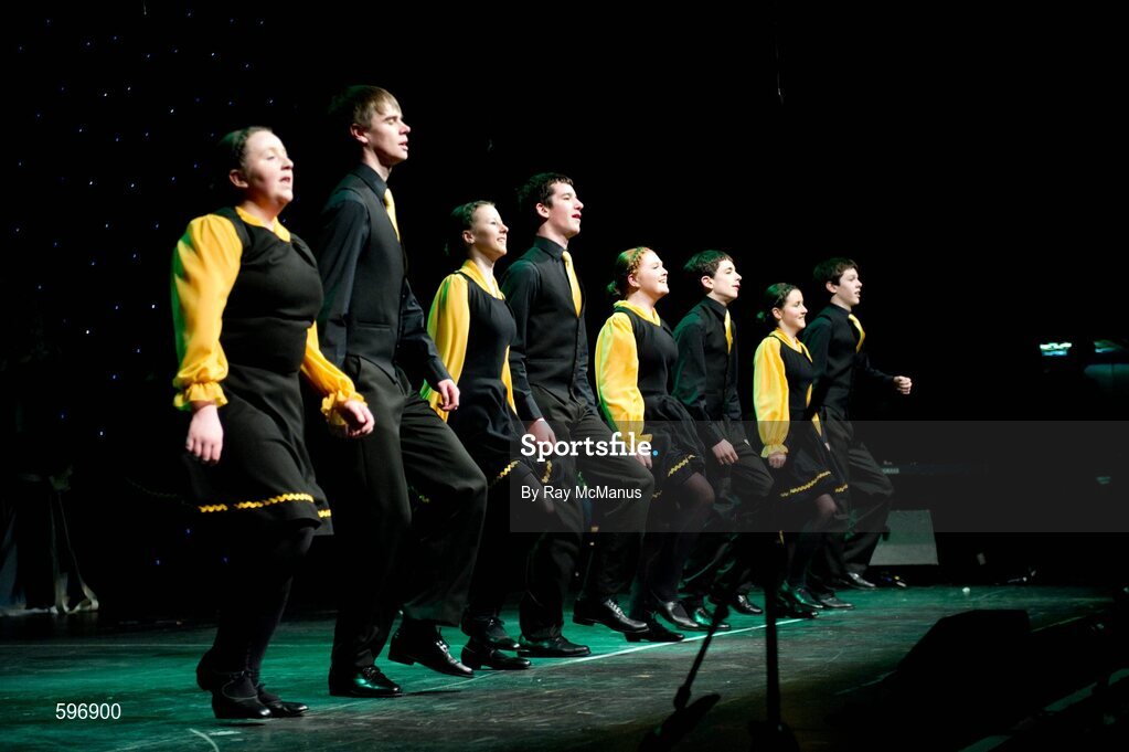 18 February 2012; Crosserlough GAA Club, Co. Cavan, performing in the 'Set Dancing' competition in the All-Ireland Scór na nÓg Final 2012. Royal Theatre & Events Centre, Castlebar, Co. Mayo. Picture credit: Ray McManus / SPORTSFILE