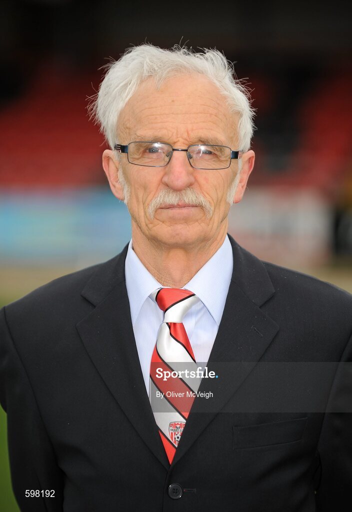 25 February 2012; Tony O'Doherty, Derry City Director. Derry City Squad Photo and Portraits 2012, Brandywell Stadium, Derry. Picture credit: Oliver McVeigh / SPORTSFILE