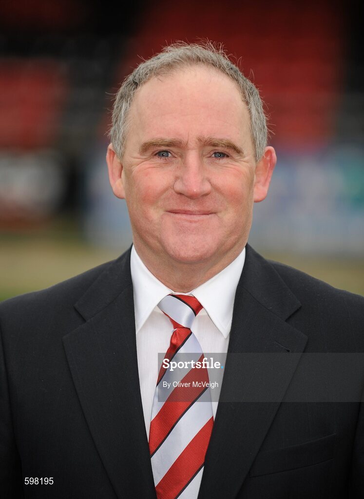 25 February 2012; Peter Wallace, Derry City Director. Derry City Squad Photo and Portraits 2012, Brandywell Stadium, Derry. Picture credit: Oliver McVeigh / SPORTSFILE