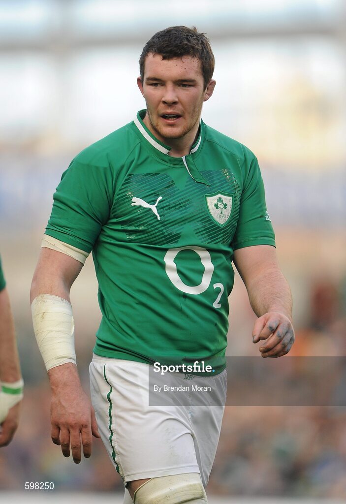 25 February 2012; Peter O'Mahony, Ireland. RBS Six Nations Rugby Championship, Ireland v Italy, Aviva Stadium, Lansdowne Road, Dublin. Picture credit: Brendan Moran / SPORTSFILE