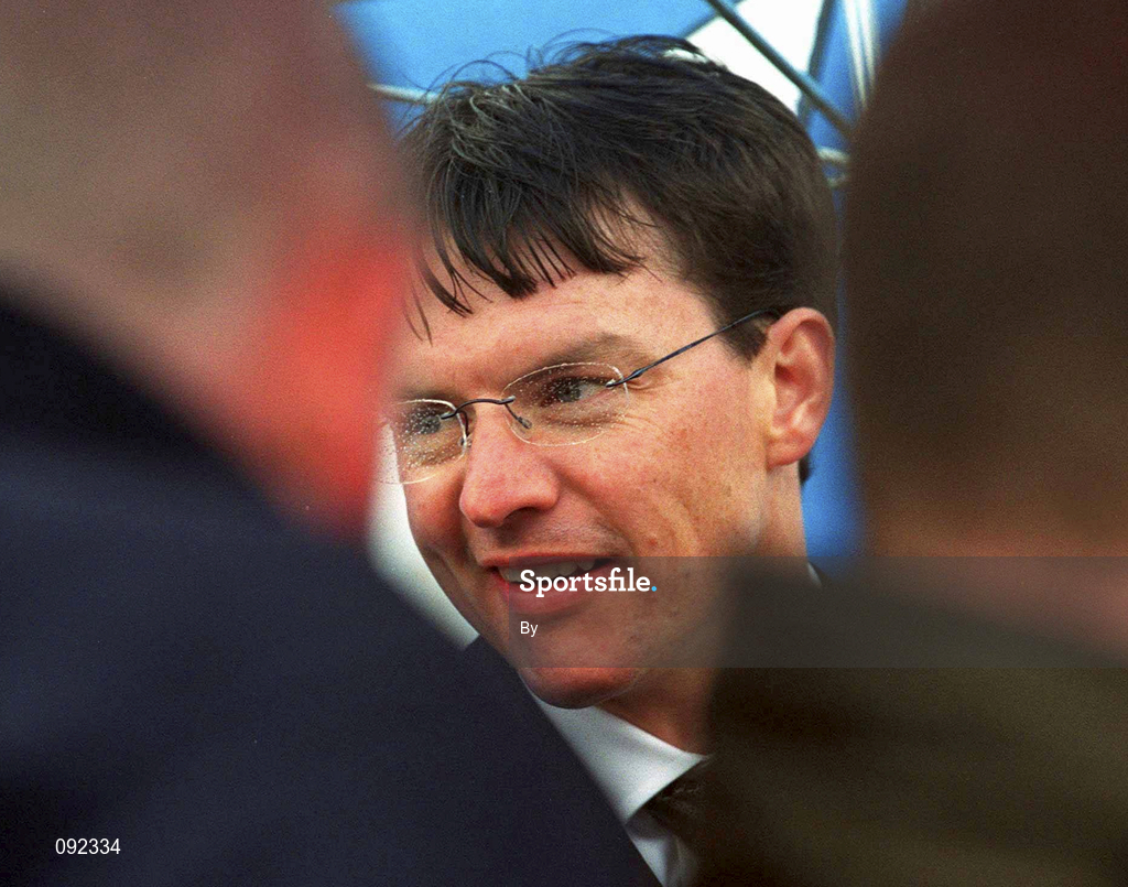 30 June 2002; Aidan O'Brien, Trainer. Horse Racing. Picture credit; Brian Lawless / SPORTSFILE