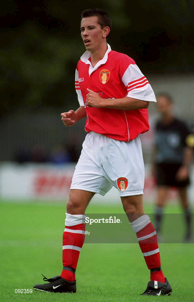 30 June 2002; Gerard McCarthy, St. Patrick's Athletic. Soccer. Picture credit; Ray Lohan / SPORTSFILE