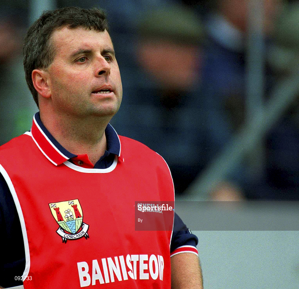 30 June 2002; Donncha O'Rinn, Cork Minor Manager. Hurling. Picture credit; Brendan Moran / SPORTSFILE