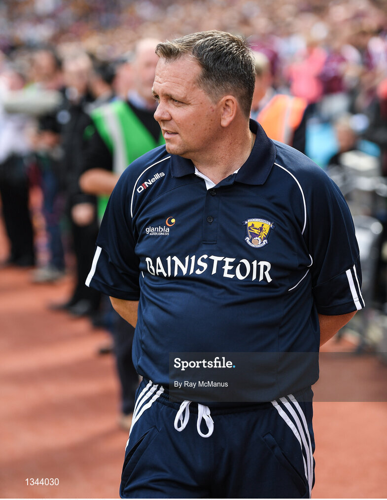 2 July 2017; Wexford manager Davy Fitzgerald before the Leinster GAA Hurling Senior Championship Final match between Galway and Wexford at Croke Park in Dublin. Photo by Ray McManus/Sportsfile