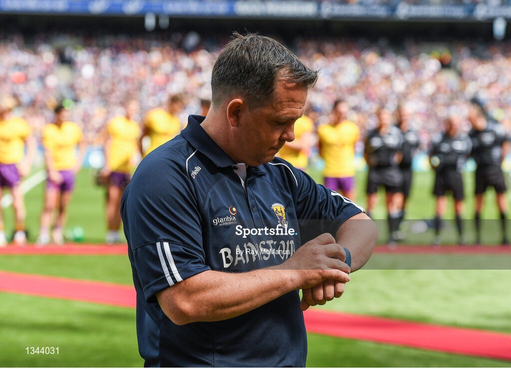 2 July 2017; Wexford manager Davy Fitzgerald before the Leinster GAA Hurling Senior Championship Final match between Galway and Wexford at Croke Park in Dublin. Photo by Ray McManus/Sportsfile