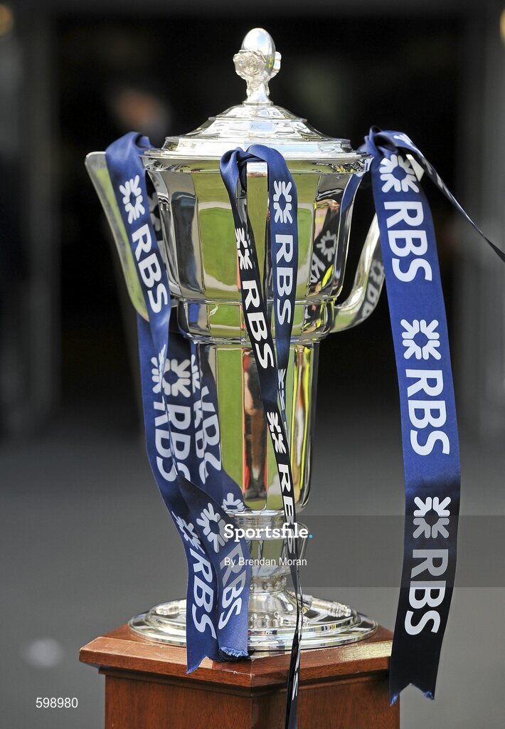 25 February 2012; A general view of the RBS Six Nations Championship trophy. RBS Six Nations Rugby Championship, Ireland v Italy, Aviva Stadium, Lansdowne Road, Dublin. Picture credit: Brendan Moran / SPORTSFILE
